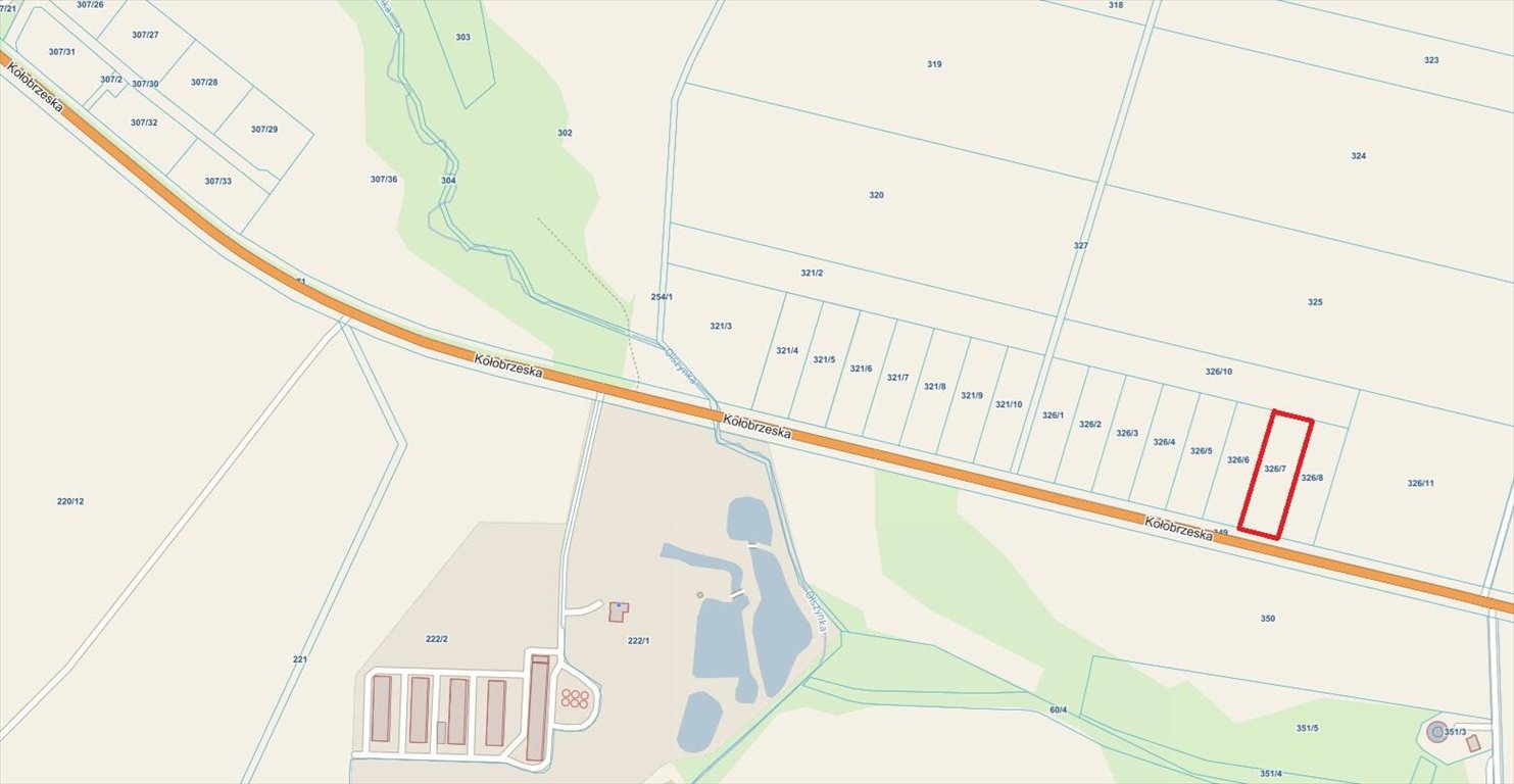 Działka rolno-rekreacyjna 3000 m² w Dygowie – media, blisko Kołobrzegu Dygowo  3 000m2 Foto 1