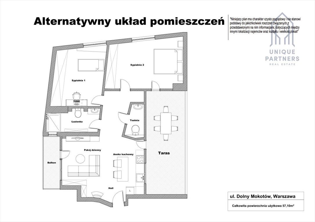 Mieszkanie trzypokojowe na sprzedaż Warszawa, Mokotów, Belwederska  57m2 Foto 11