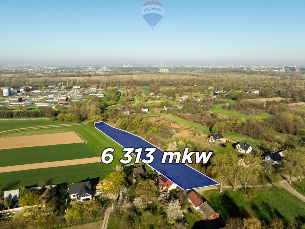 Działka budowlana pod 3 domy z pozwoleniem w Krakowie Kraków, Nowa Huta, Suchy Jar  6 313m2 Foto 1