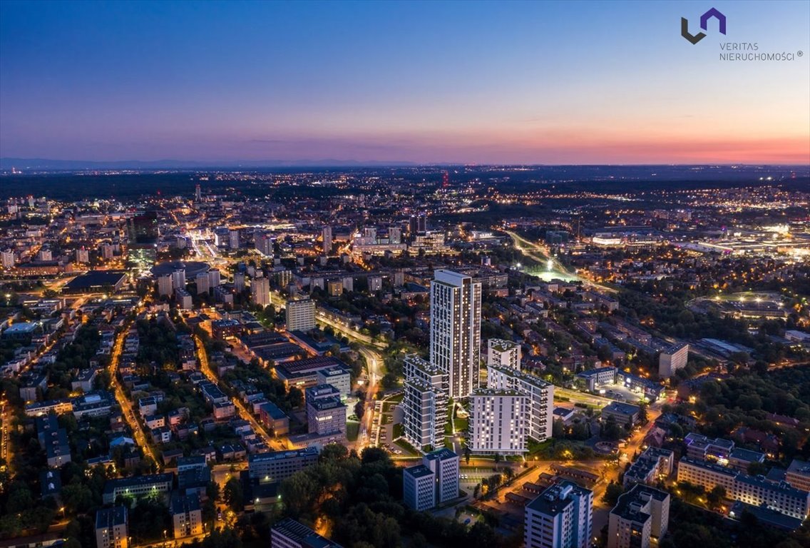 Nowoczesne mieszkanie 4 pok. w inwestycji z wieżą 36 kondygnacji Katowice, Koszutka, Słoneczna  134m2 Foto 1