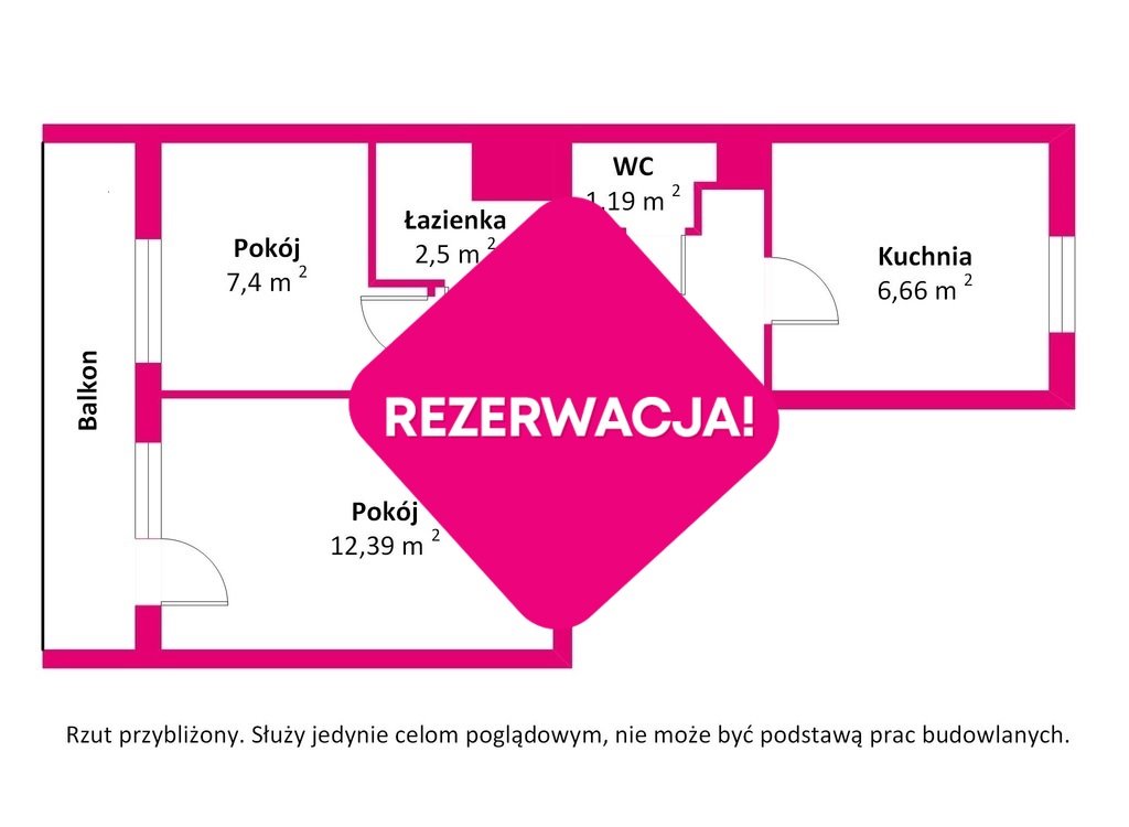 Mieszkanie dwupokojowe na sprzedaż Grajewo, Osiedle Centrum  35m2 Foto 12