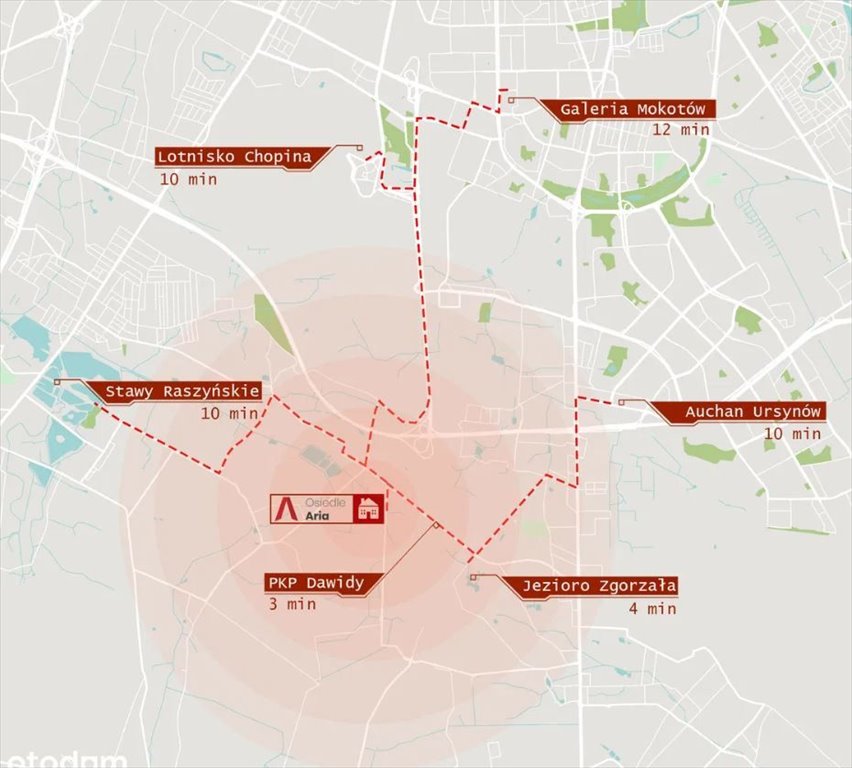 Mieszkanie na sprzedaż Dawidy Bankowe, Kwiatów Polnych  131m2 Foto 8