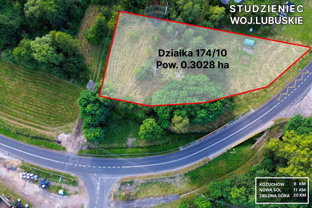 Działka budowlana na sprzedaż Studzieniec  3 028m2 Foto 2