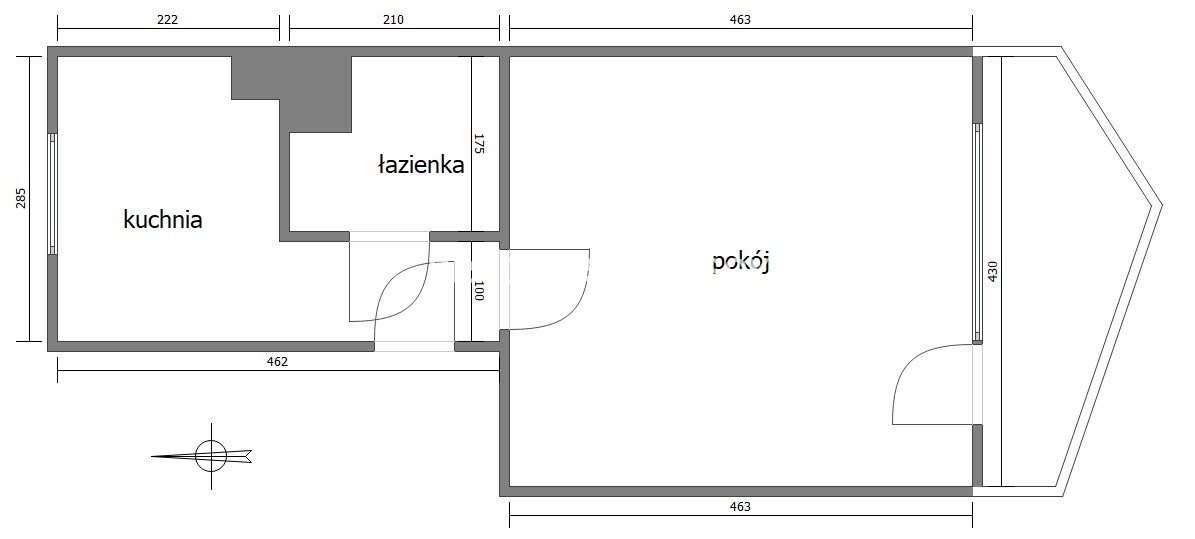 Kawalerka na wynajem Kraków, Prądnik Czerwony, Prądnik Czerwony, Strzelców  30m2 Foto 4