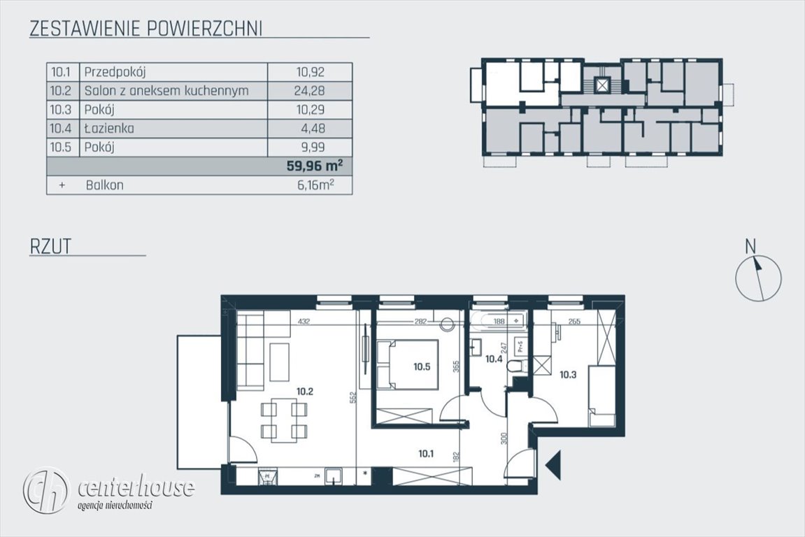 Mieszkanie trzypokojowe na sprzedaż Rzeszów, Zalesie, Sikorskiego  64m2 Foto 5