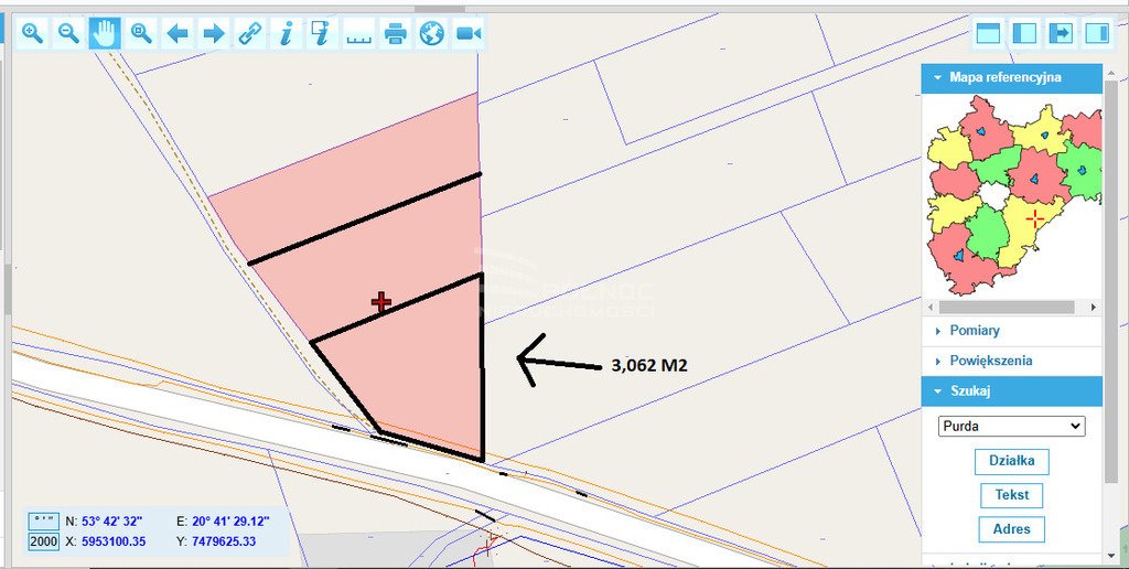 Działka budowlana na sprzedaż Purda  3 062m2 Foto 2