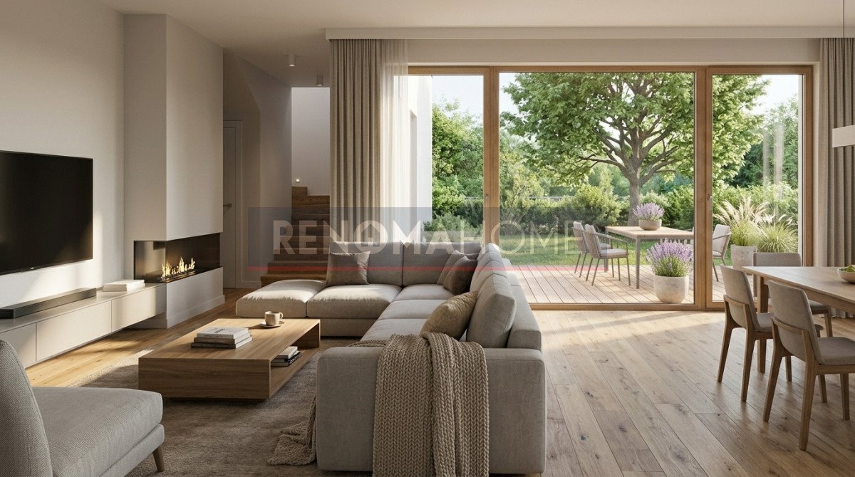 Nowoczesny dom szeregowy 112 m² z garażem i ogrodem Wrocław, Maślice  148m2 Foto 1