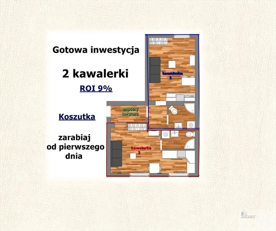 Na sprzedaż inwestycyjny dwupak w Katowicach - gotowe do wynajmu! Katowice, Kazimiery Iłłakowiczówny  49m2 Foto 1