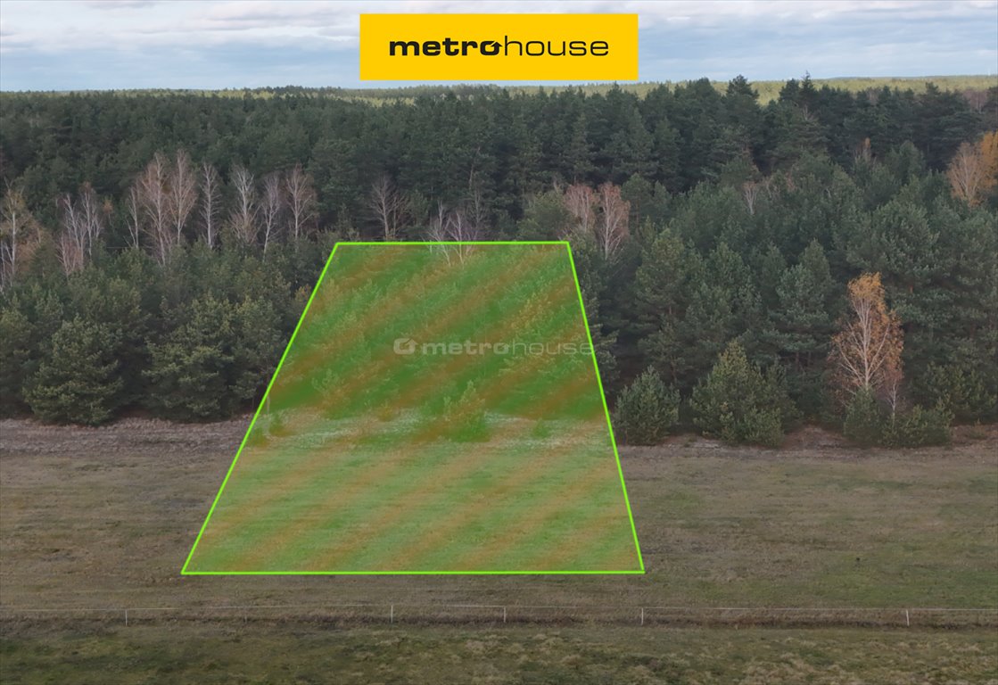 Działka budowlana 2479 m² z lasem, spokojna okolica Zaręby  2 479m2 Foto 1