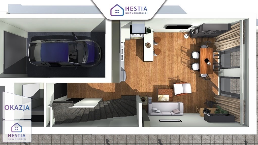 Dom w Bezrzeczu 180 m² z dużymi oknami i garażem Bezrzecze  180m2 Foto 1