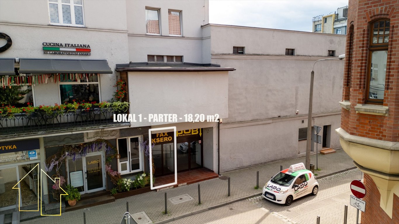 Lokal usługowy 18 m² w Rybniku, centrum - polecam! Rybnik, Śródmieście, Pocztowa 1  18m2 Foto 1