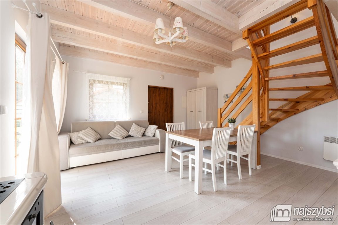 Urokliwy domek z tarasem i stabilnym najmem w Kaszubach Bytów, okolice, Barkocin  53m2 Foto 1