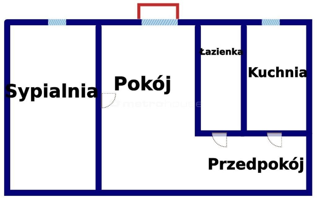 Mieszkanie dwupokojowe na sprzedaż Łódź, Polesie, Daniłowskiego  43m2 Foto 7