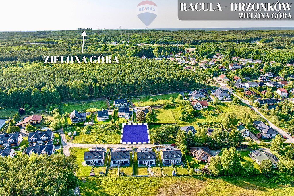 Działka budowlana na sprzedaż Zielona Góra, Racula-Klonowa  859m2 Foto 1