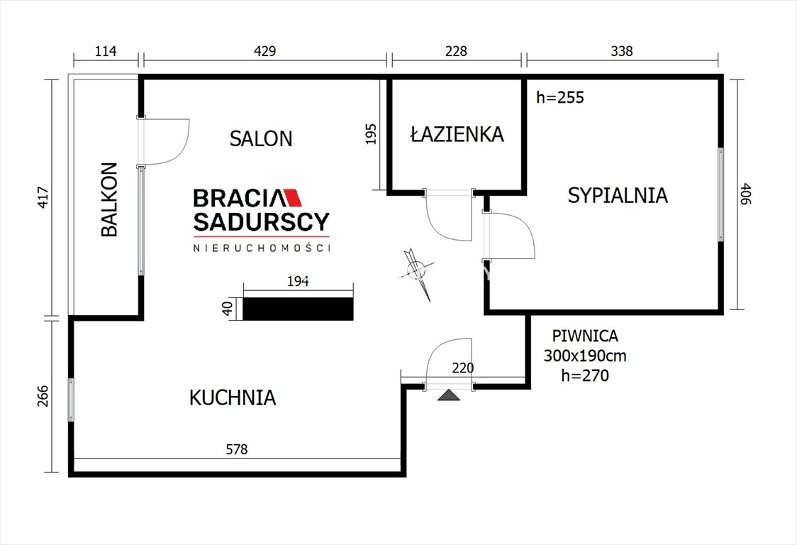 Mieszkanie dwupokojowe na sprzedaż Kraków, Prądnik Biały, Prądnik Biały, Białoprądnicka  67m2 Foto 3