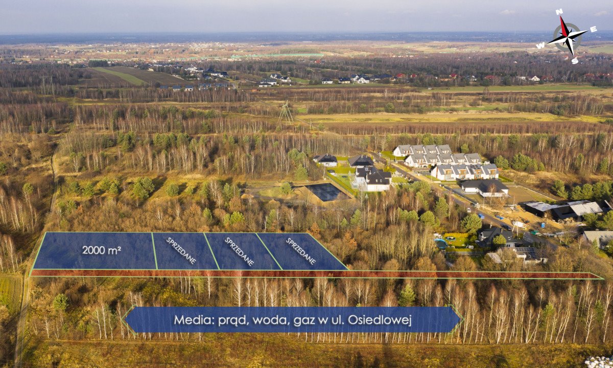 Działka budowlana na sprzedaż Wierzchowisko, Osiedlowa  2 000m2 Foto 3