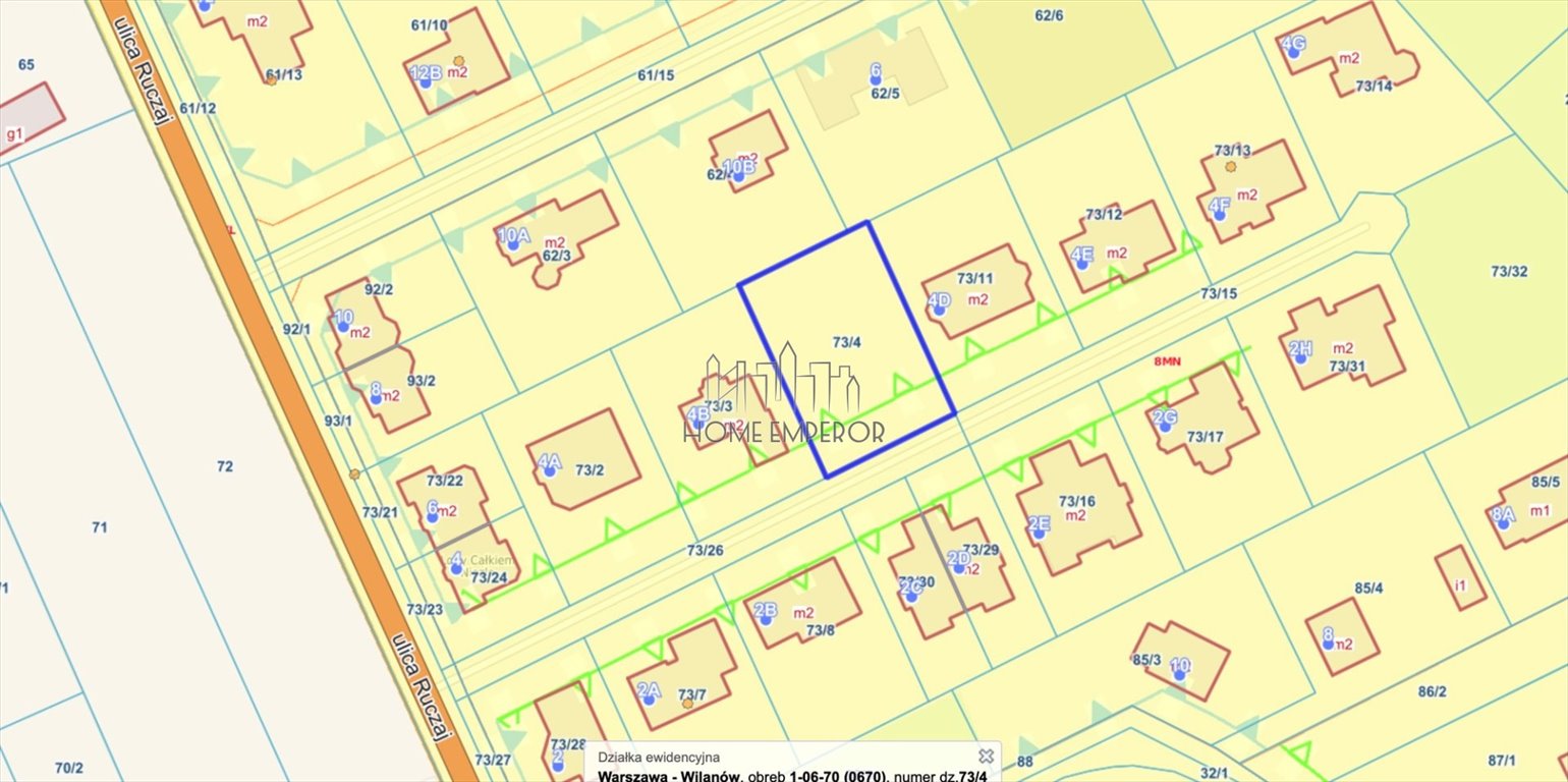 Działka budowlana na sprzedaż Warszawa, Wilanów, Powsin, Ruczaj  918m2 Foto 1