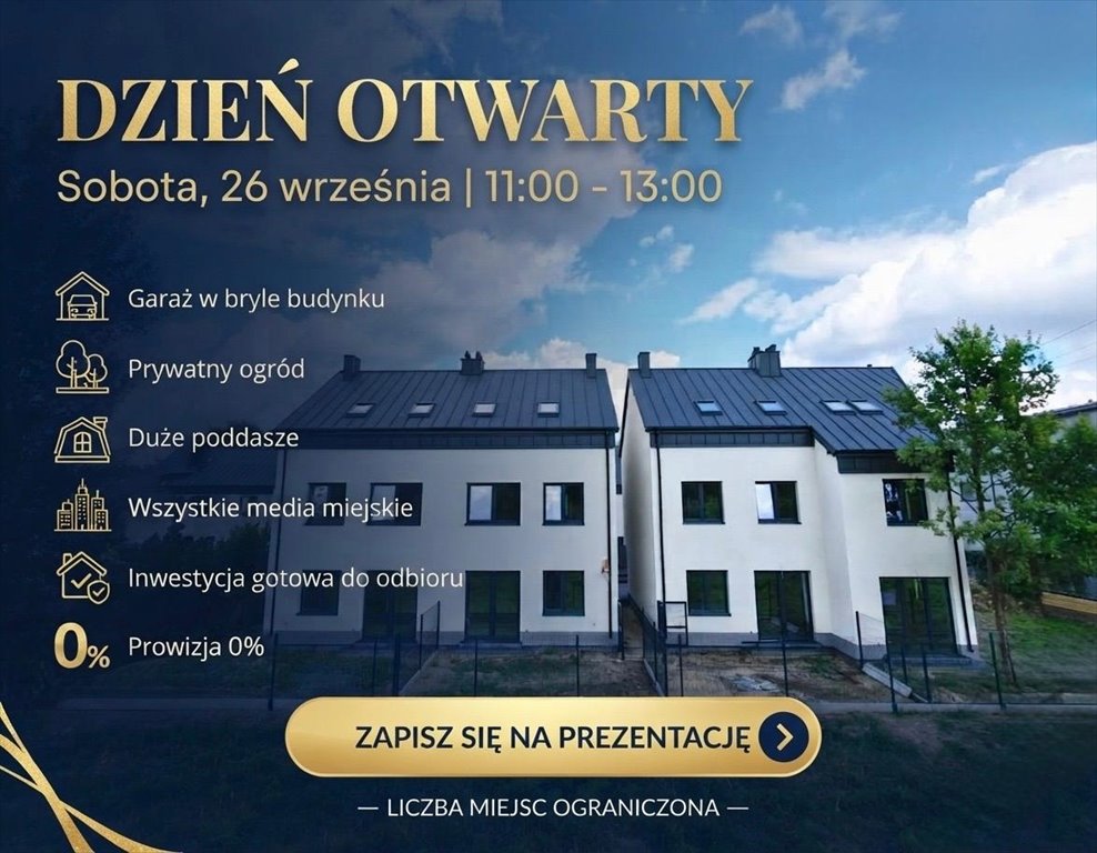 Polecam dom bliźniak 151 m² z garażem i poddaszem w Kobyłce Kobyłka  151m2 Foto 1