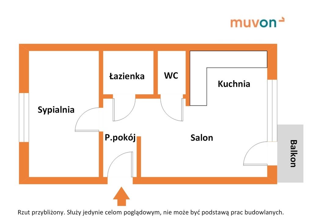 Mieszkanie dwupokojowe na sprzedaż Września, Kilińskiego  47m2 Foto 2