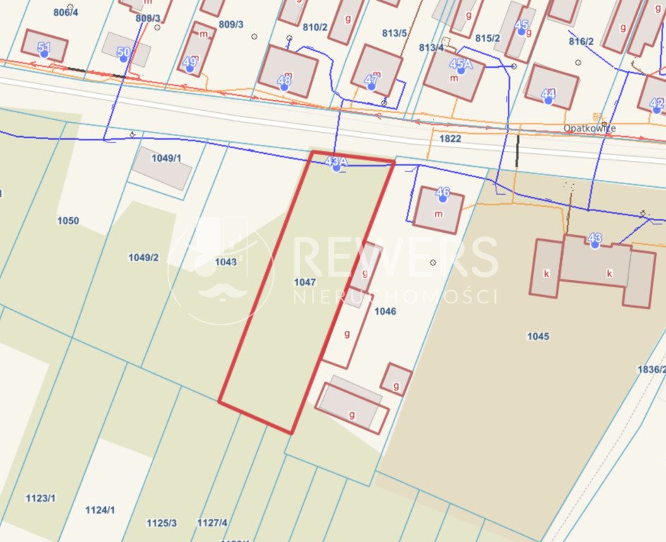 Działka 1456 m² z mediami, blisko Puław - zapraszam Opatkowice  1 456m2 Foto 1