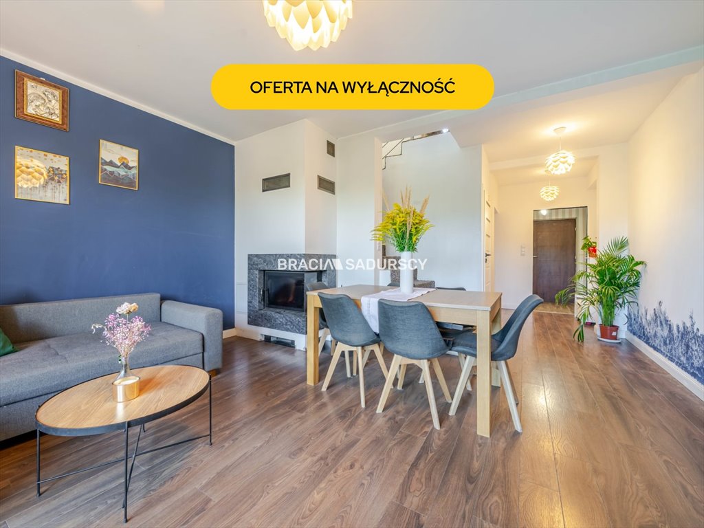 Nowoczesny dom w Krzysztoforzycach z ogródkiem i tarasem Krzysztoforzyce, Krzysztoforzyce, Kocmyrzów-Luborzyca, Zielona  75m2 Foto 1