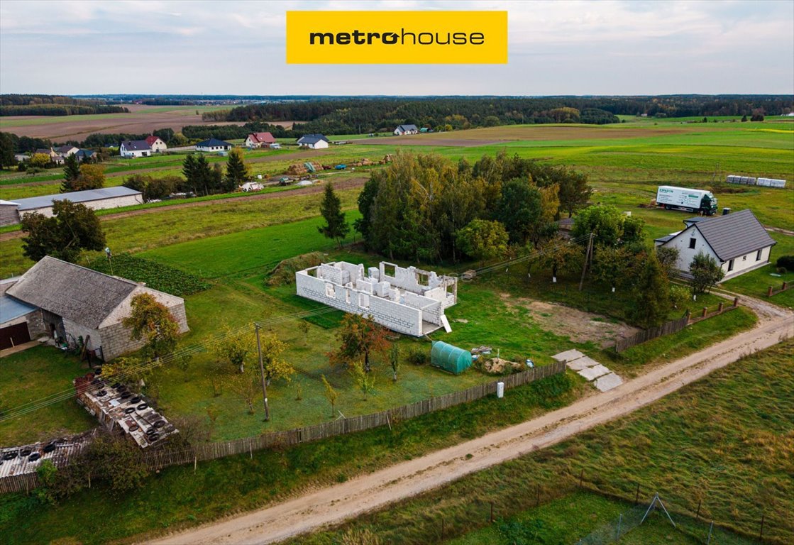 Działka 978 m² z rozpoczętą budową domu w Orzełku Orzełek  978m2 Foto 1