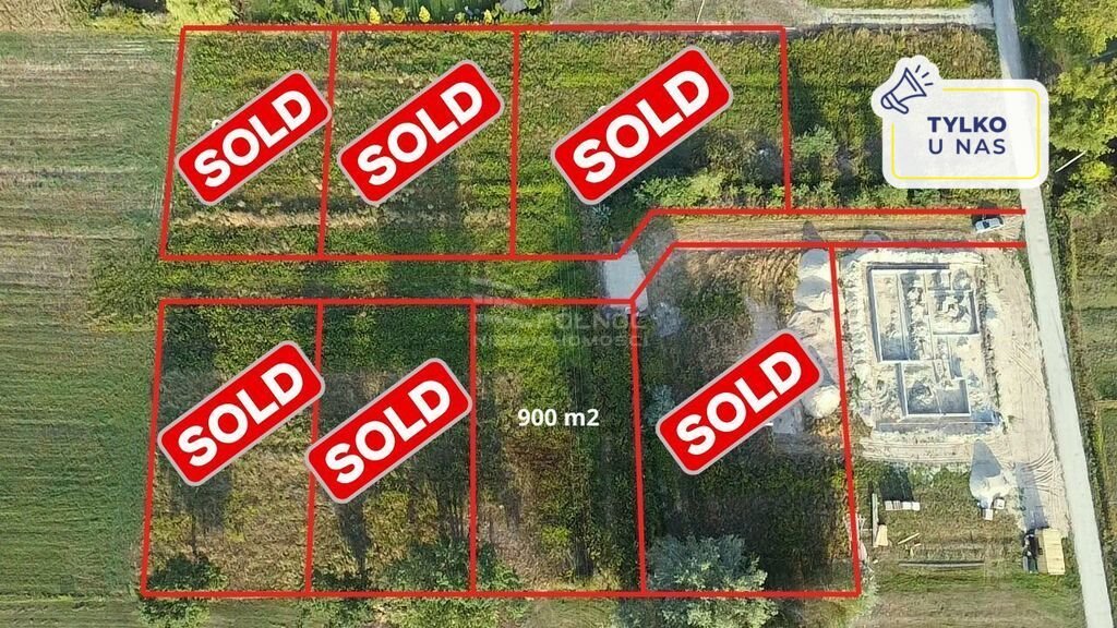 Działka budowlana na sprzedaż Dobczyn, Dworska  900m2 Foto 1