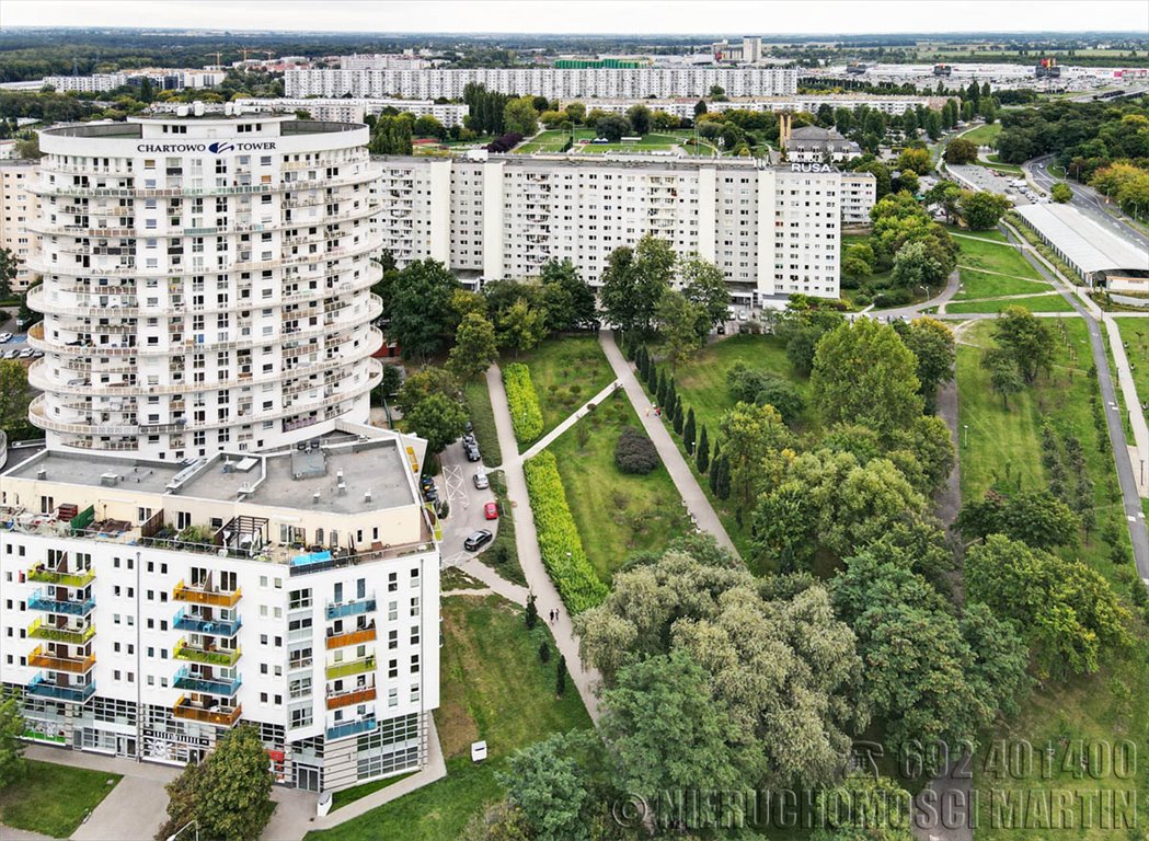 Mieszkanie trzypokojowe na wynajem Poznań, Rataje, Chartowo, Chartowo  57m2 Foto 2