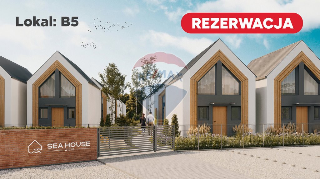 Nowoczesny dom nad Bałtykiem 150 m od plaży polecam Wicie, Bosmańska  50m2 Foto 1
