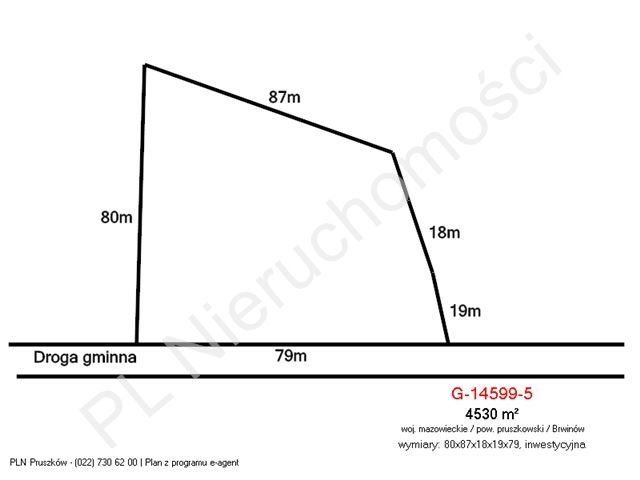 Działka z domem i planem na inwestycję w Brwinowie Brwinów  4 530m2 Foto 1