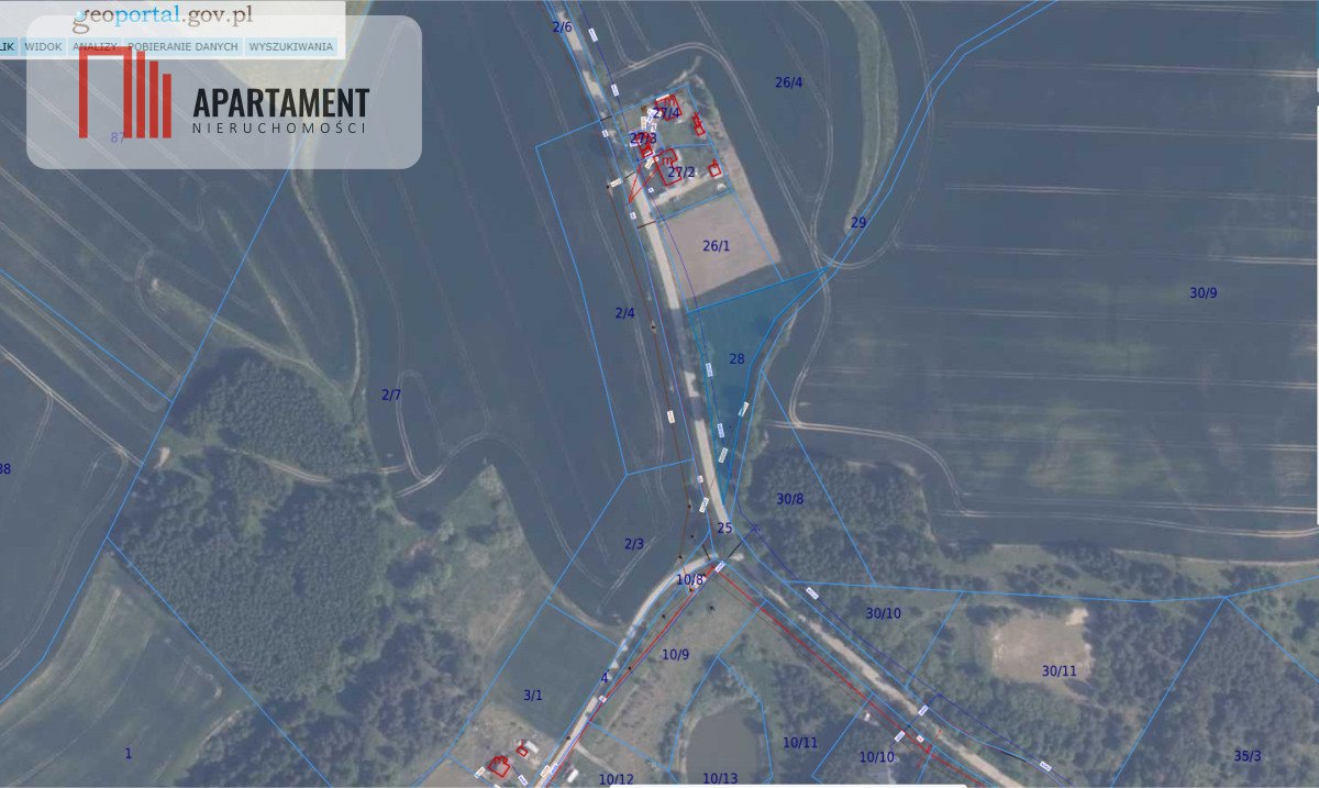 Działka 3000 m² w Goszynie z WZ, las, media, blisko miasta Goszyn  3 000m2 Foto 1