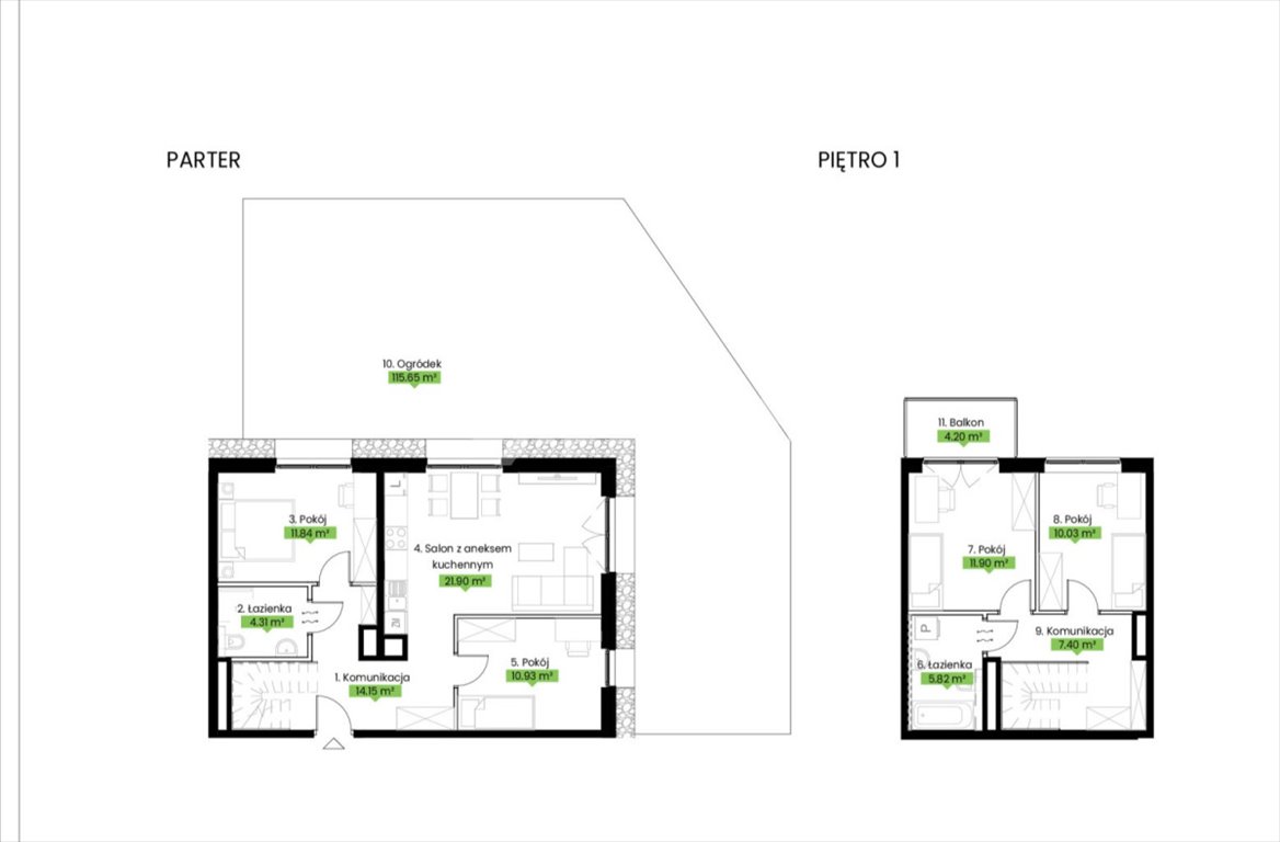 Przestronne 5-pok. mieszkanie z dużym ogródkiem, nowoczesny loft Poznań, Podolany, Jasielska  98m2 Foto 1
