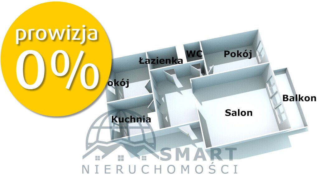Mieszkanie trzypokojowe na sprzedaż Łódź, Górna, Górna, Wdzięczna  62m2 Foto 1