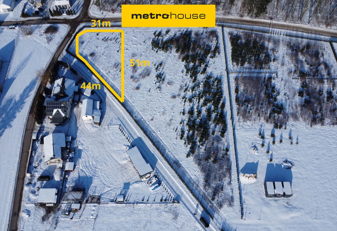 Działka 1042 m² pod dom lub rezydencję w spokojnej okolicy Wola Smolana  1 042m2 Foto 1