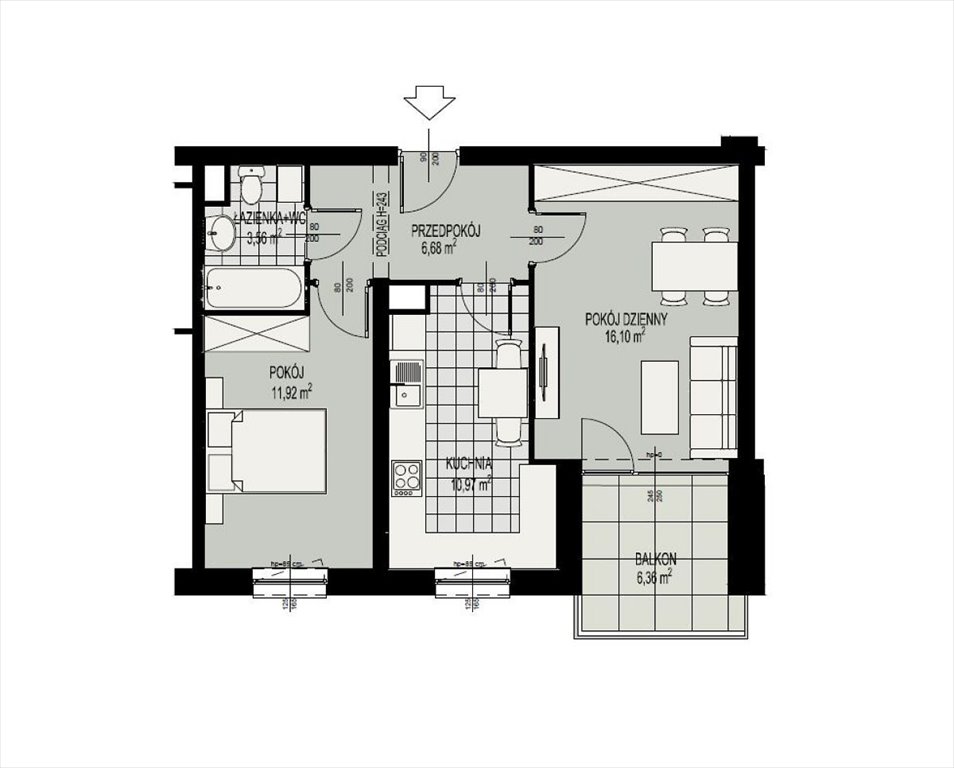 Mieszkanie dwupokojowe na sprzedaż Lublin, Wyścigowa  49m2 Foto 1