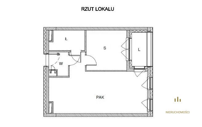 Mieszkanie dwupokojowe na sprzedaż Wrocław, Leśnica  49m2 Foto 5