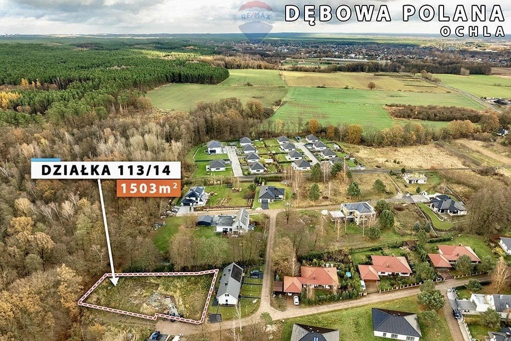 Działka budowlana na sprzedaż Zielona Góra, Ochla, Ochla-Dębowa Polana  1 503m2 Foto 3