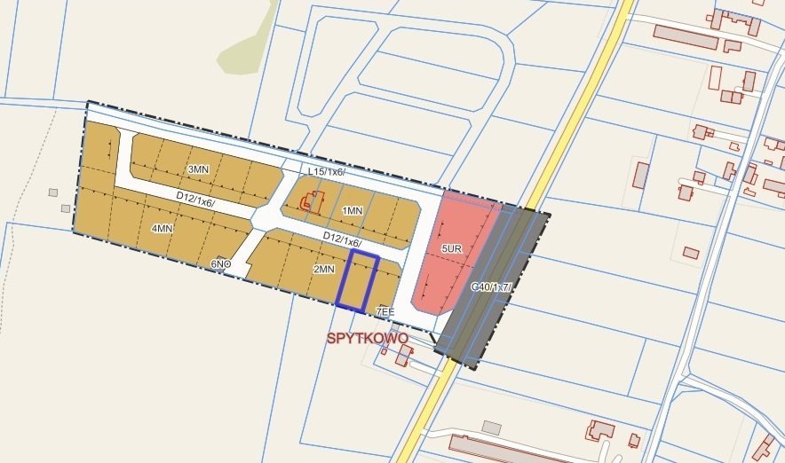 Działka budowlana 1184 m² w Spytkowie – idealna pod dom! Spytkowo, Spytkowo  1 184m2 Foto 1