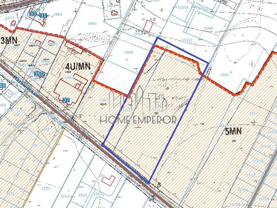 Na sprzedaż działka 21 000 m² pod zabudowę mieszkaniową Sierzchów, Mazowiecka  21 571m2 Foto 1