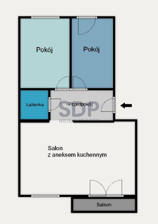 Mieszkanie trzypokojowe na sprzedaż Wrocław, Psie Pole, Poświętne, Czartoryskiego Adama Jerzego  70m2 Foto 1