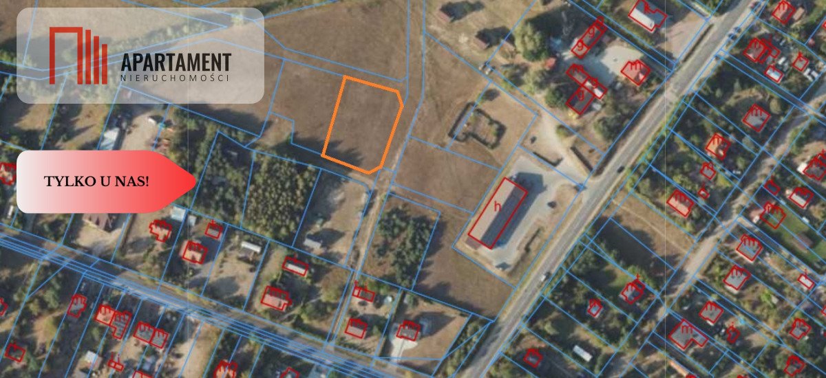 Działka budowlana na sprzedaż Tleń  1 626m2 Foto 1