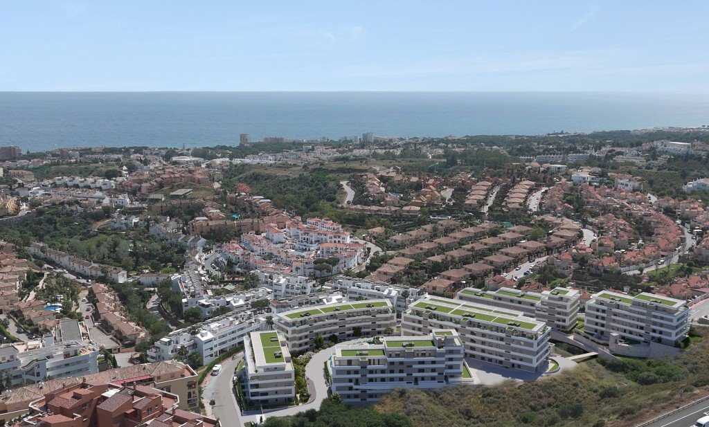 Ekskluzywne mieszkanie z widokiem na morze w Mijas Hiszpania, Mijas  99m2 Foto 1