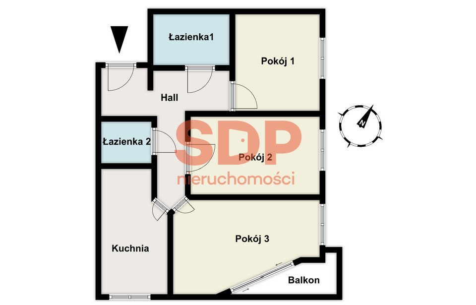 Mieszkanie trzypokojowe na sprzedaż Warszawa, Ochota  70m2 Foto 2