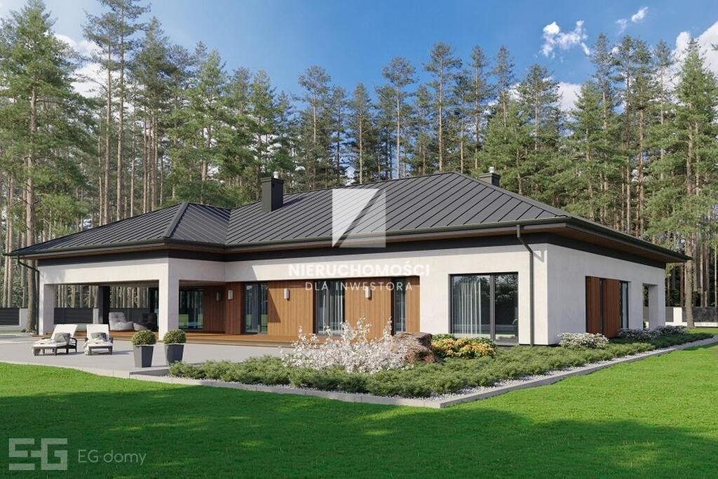 Działka leśna z pozwoleniem na budowę, 4 domy, jezioro Lubniewice  5 075m2 Foto 1