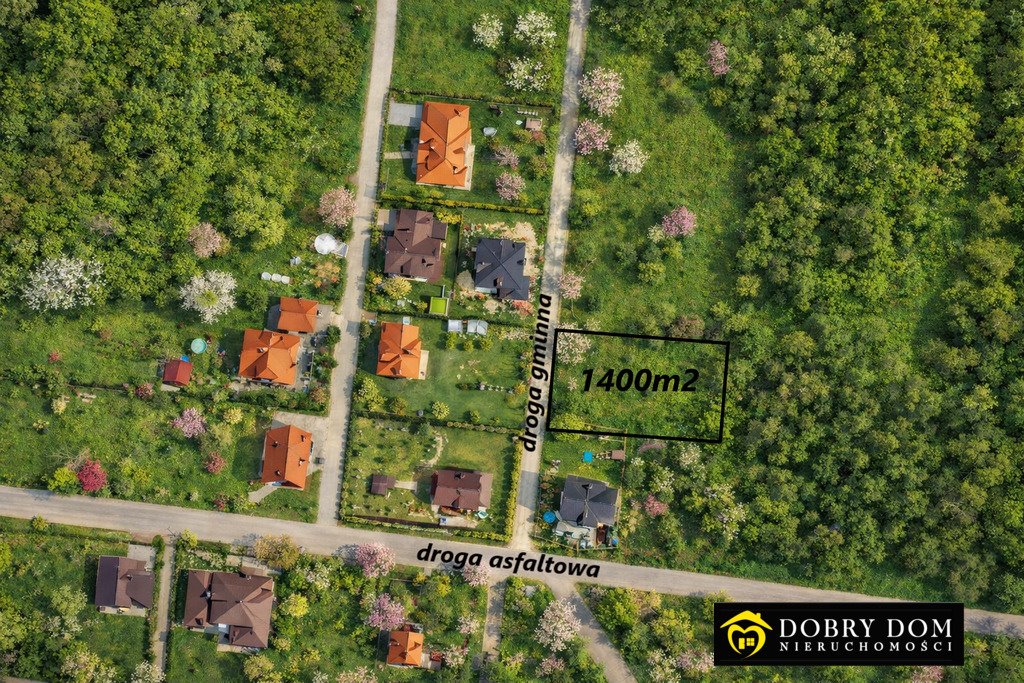 Działka 1400 m² z mediami, spokojna okolica, Grabówka Zaścianki  1 400m2 Foto 1