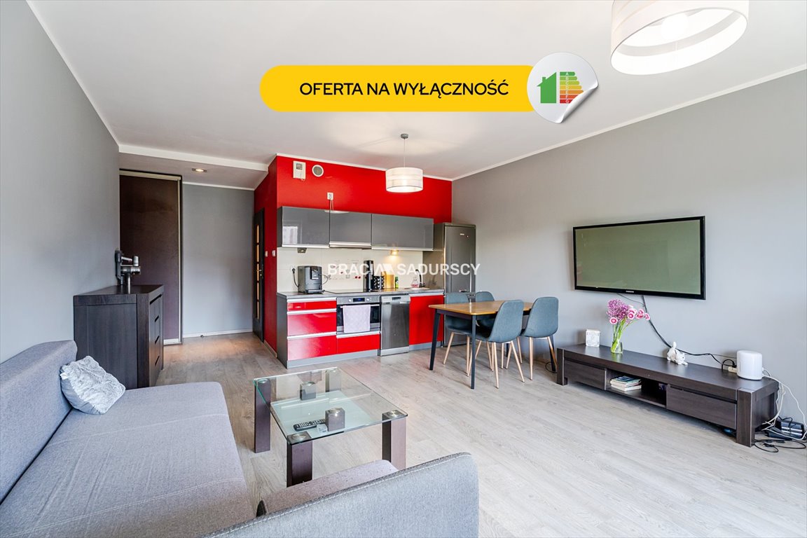 Kawalerka 39 m² z dużym balkonem w Ruczaju - gotowa do wprowadzenia Kraków, Dębniki, Ruczaj, Obozowa  39m2 Foto 1