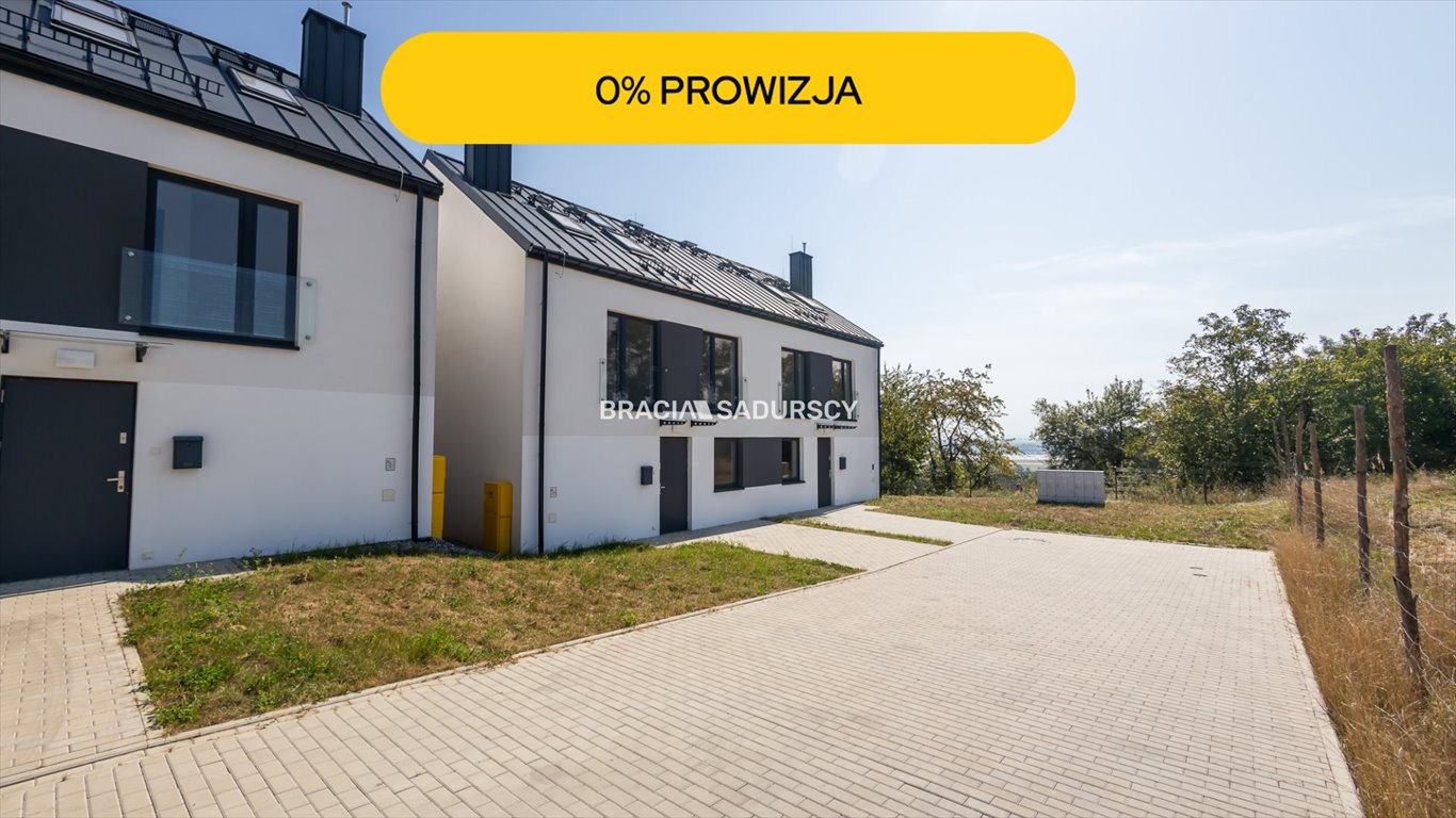 Nowoczesny dom bliźniak z widokiem na Kraków i zieleni Zabierzów, Balice, Balice, Balice  119m2 Foto 1