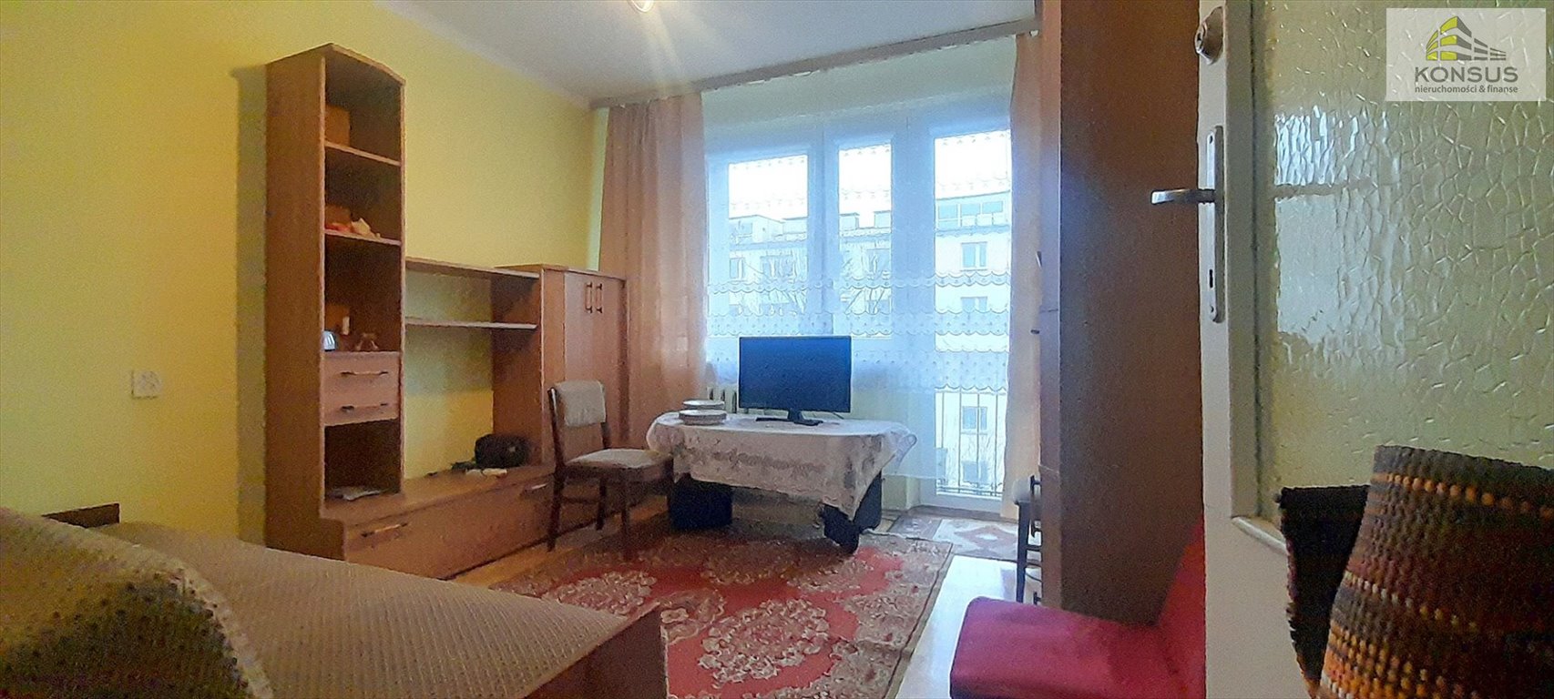 Mieszkanie trzypokojowe na sprzedaż Kielce, KSM, Mazurska  46m2 Foto 2