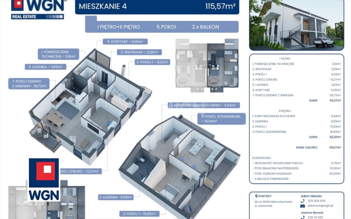 Mieszkanie na sprzedaż Jaworzno, Podwale, Podwale  116m2 Foto 2