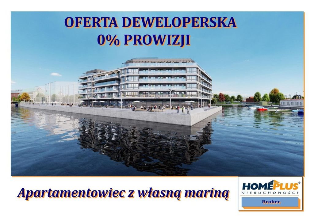 Mieszkanie dwupokojowe na sprzedaż Szczecin, Łasztownia, Bulwar Gdański  48m2 Foto 1